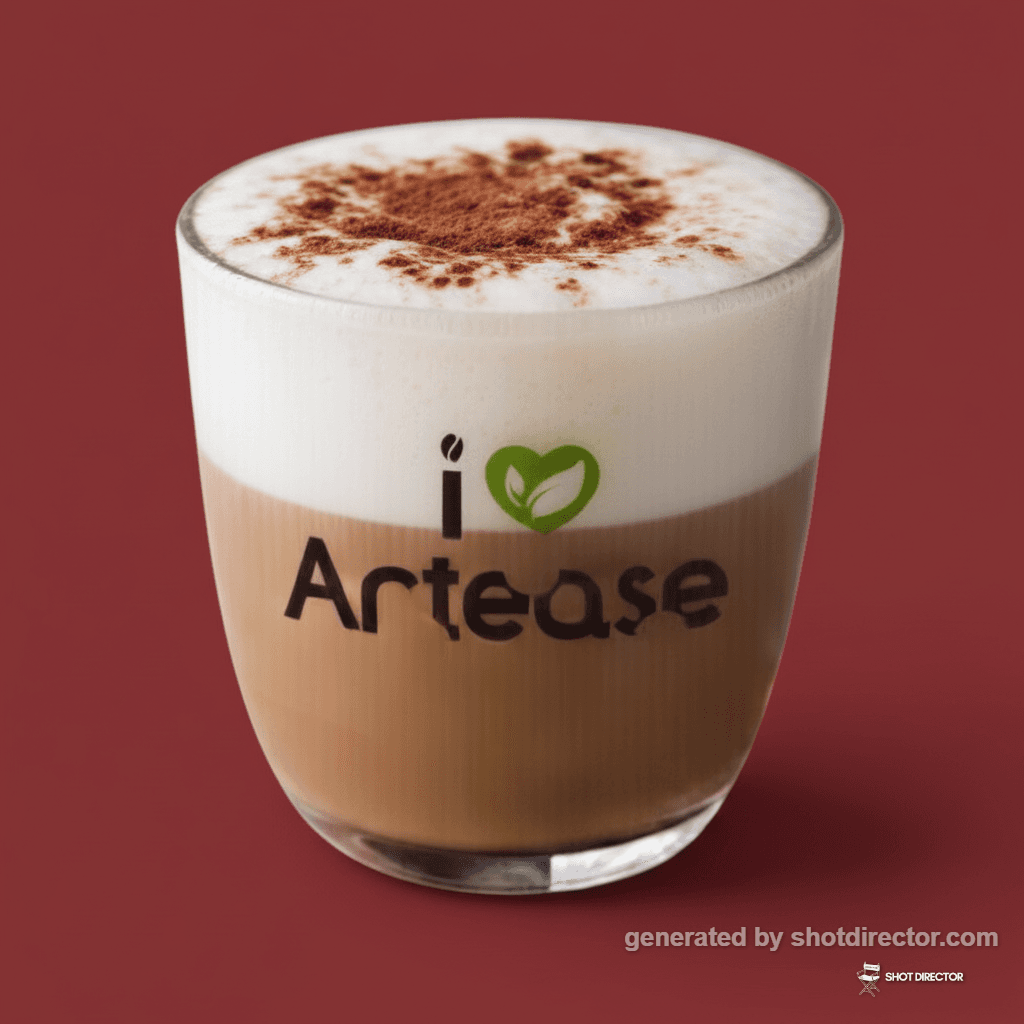 Crimson Latte Elegance