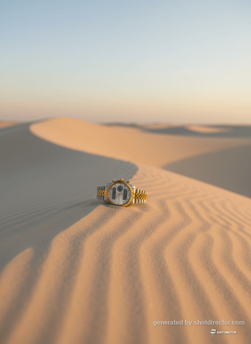 Golden Dune Timepiece