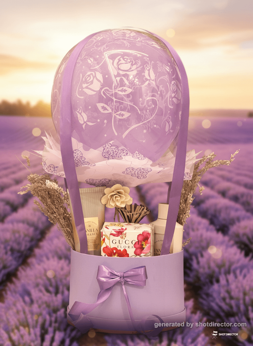 Whimsical Balloon Ascent