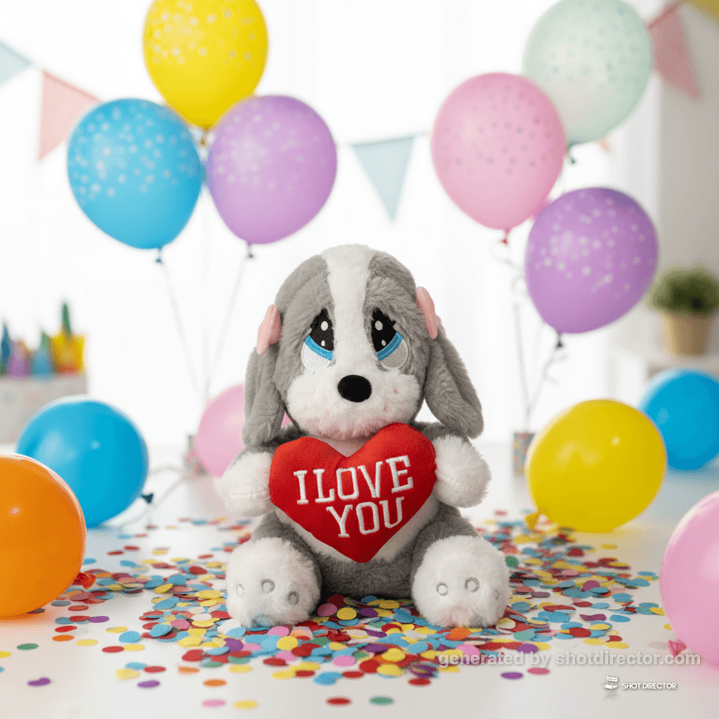 Celebratory Puppy Surprise