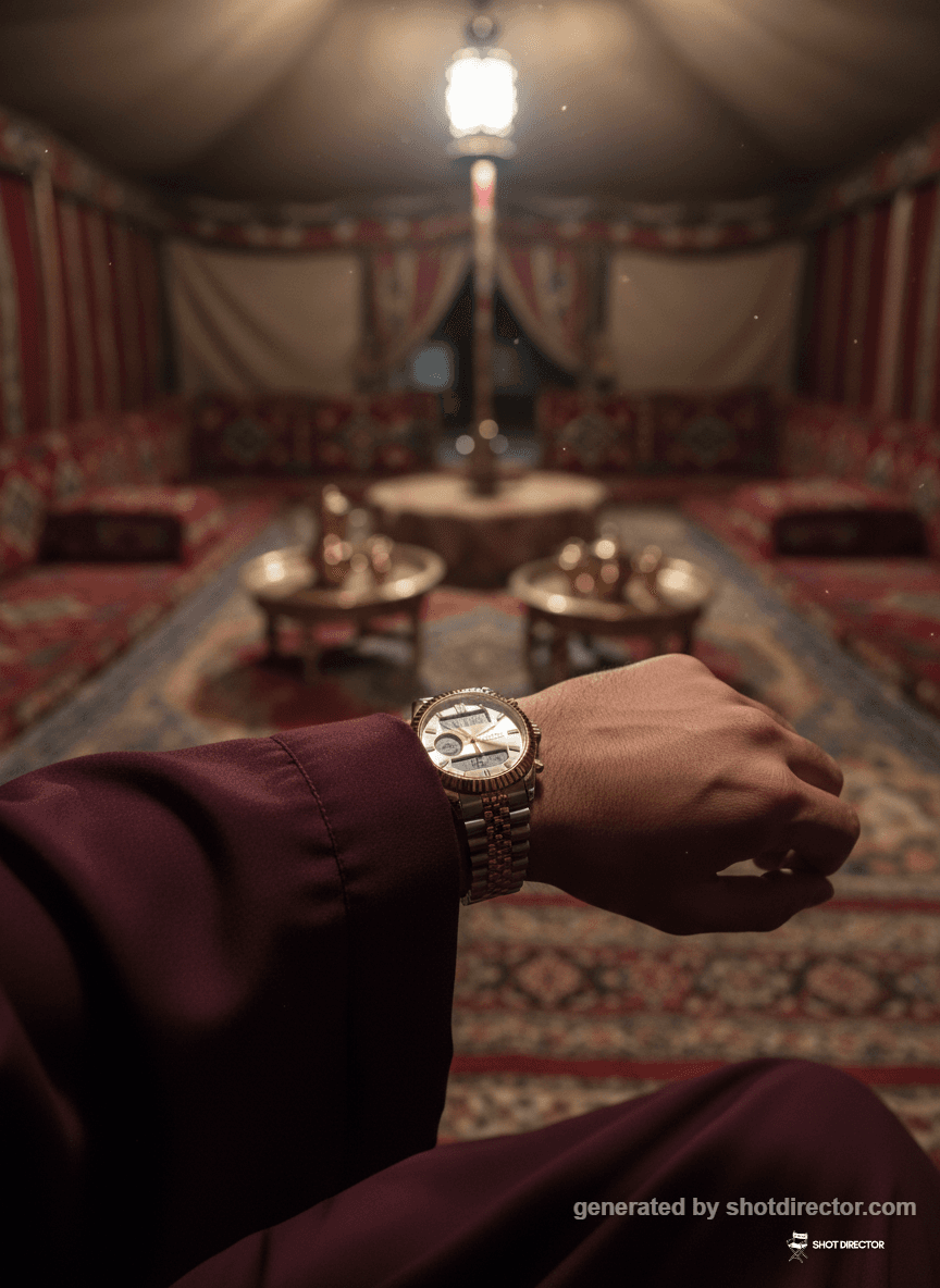 Desert Jewel Elegance Amidst Bedouin Warmth